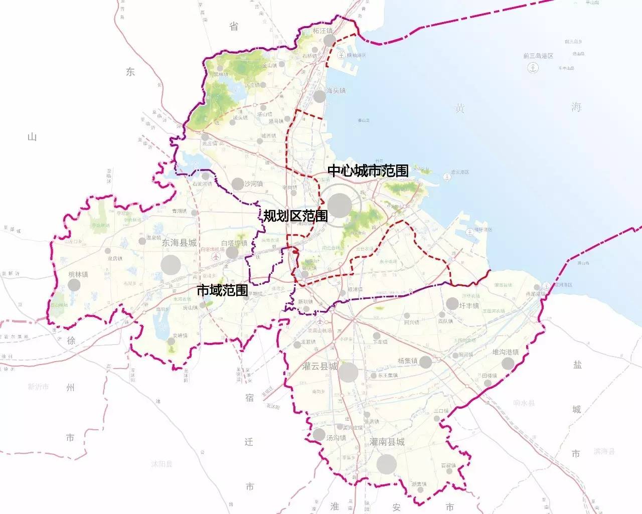 【頭條】我大港城要發展成這樣!連云港市城市總體規劃(草案)批前公示